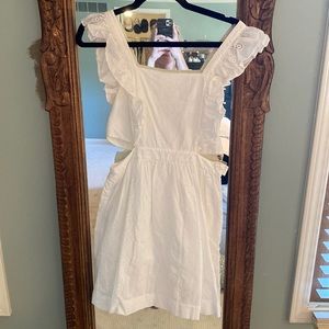 Madewell Size 6. White eyelet dress.